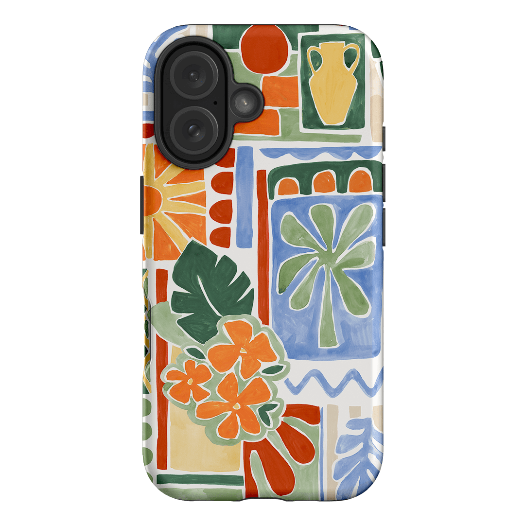 Tropicana Tile Printed Phone Cases iPhone 16 / Armoured by Charlie Taylor - The Dairy