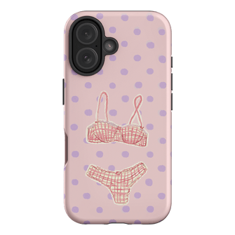 Vintage Gingham Printed Phone Cases iPhone 16 / Armoured by Kayla Carr - The Dairy