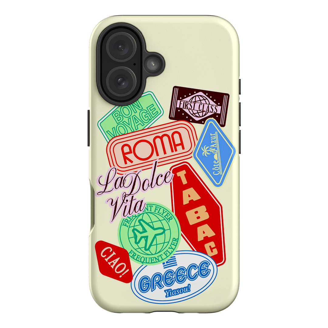 Well Travelled Printed Phone Cases iPhone 16 / Armoured by The Dairy - The Dairy