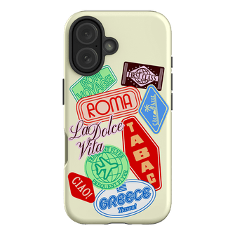 Well Travelled Printed Phone Cases iPhone 16 / Armoured by The Dairy - The Dairy