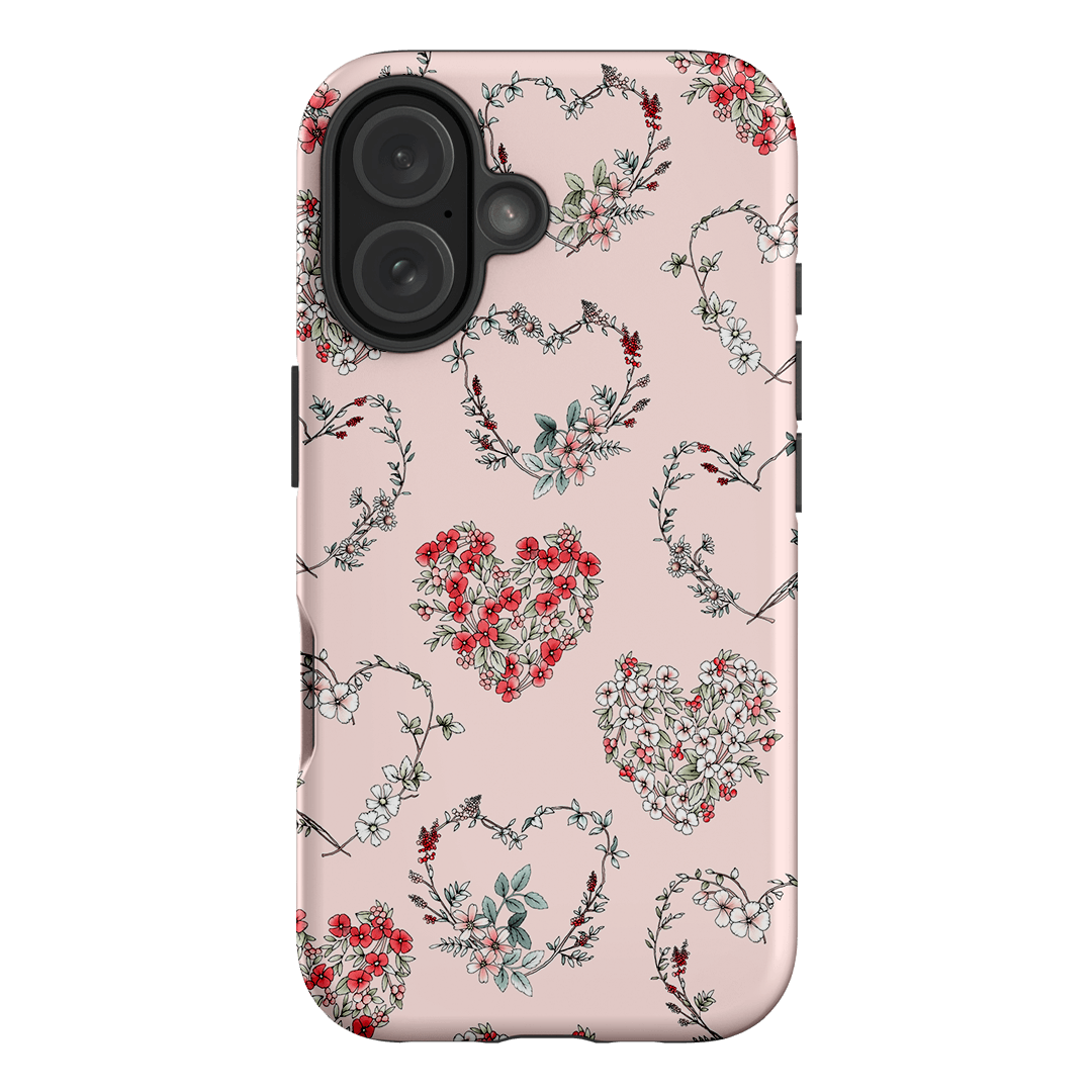 Wild Heart Wreath Printed Phone Cases iPhone 16 / Armoured by Typoflora - The Dairy