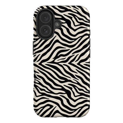 Zebra Ink Printed Phone Cases iPhone 16 / Armoured by The Dairy - The Dairy
