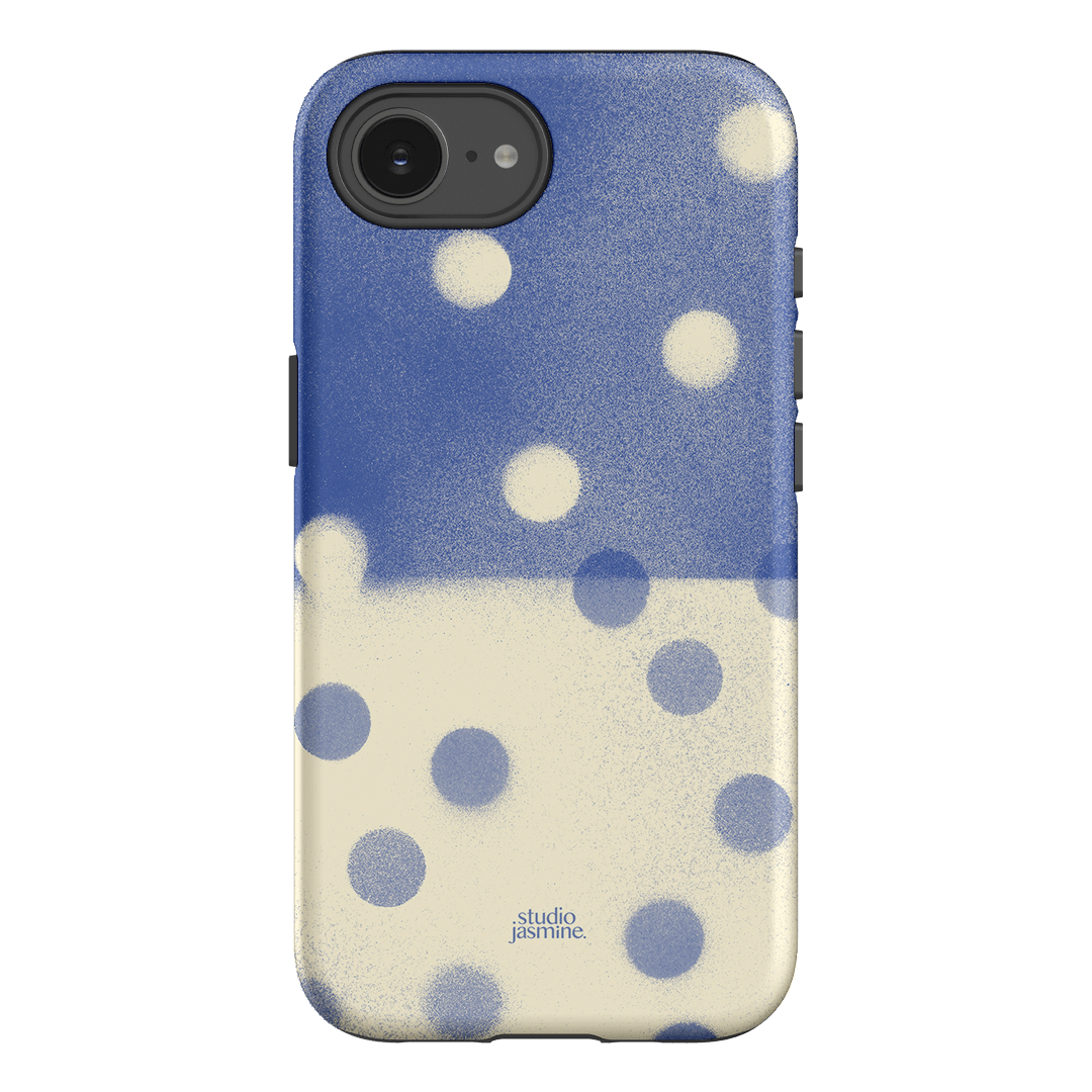 Bleu Polka Dot Printed Phone Cases iPhone 16E / Armoured by Jasmine Dowling - The Dairy