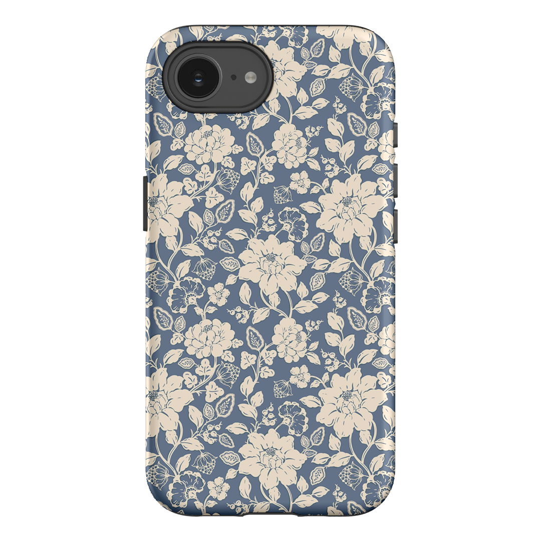 Blue Garden Printed Phone Cases iPhone 16E / Armoured by Kasiags Art - The Dairy