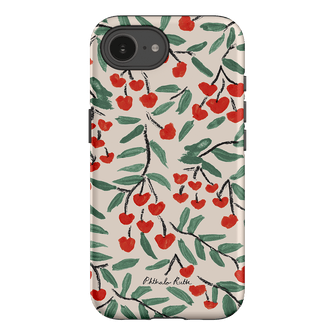 Cherry Love Printed Phone Cases iPhone 16E / Armoured by Phthalo Ruth - The Dairy