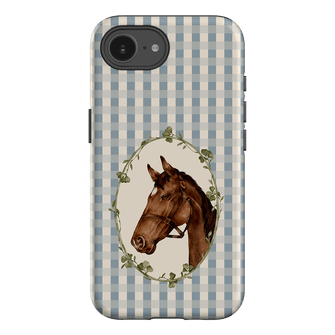 Gingham Horse Printed Phone Cases iPhone 16E / Armoured by Kasiags Art - The Dairy