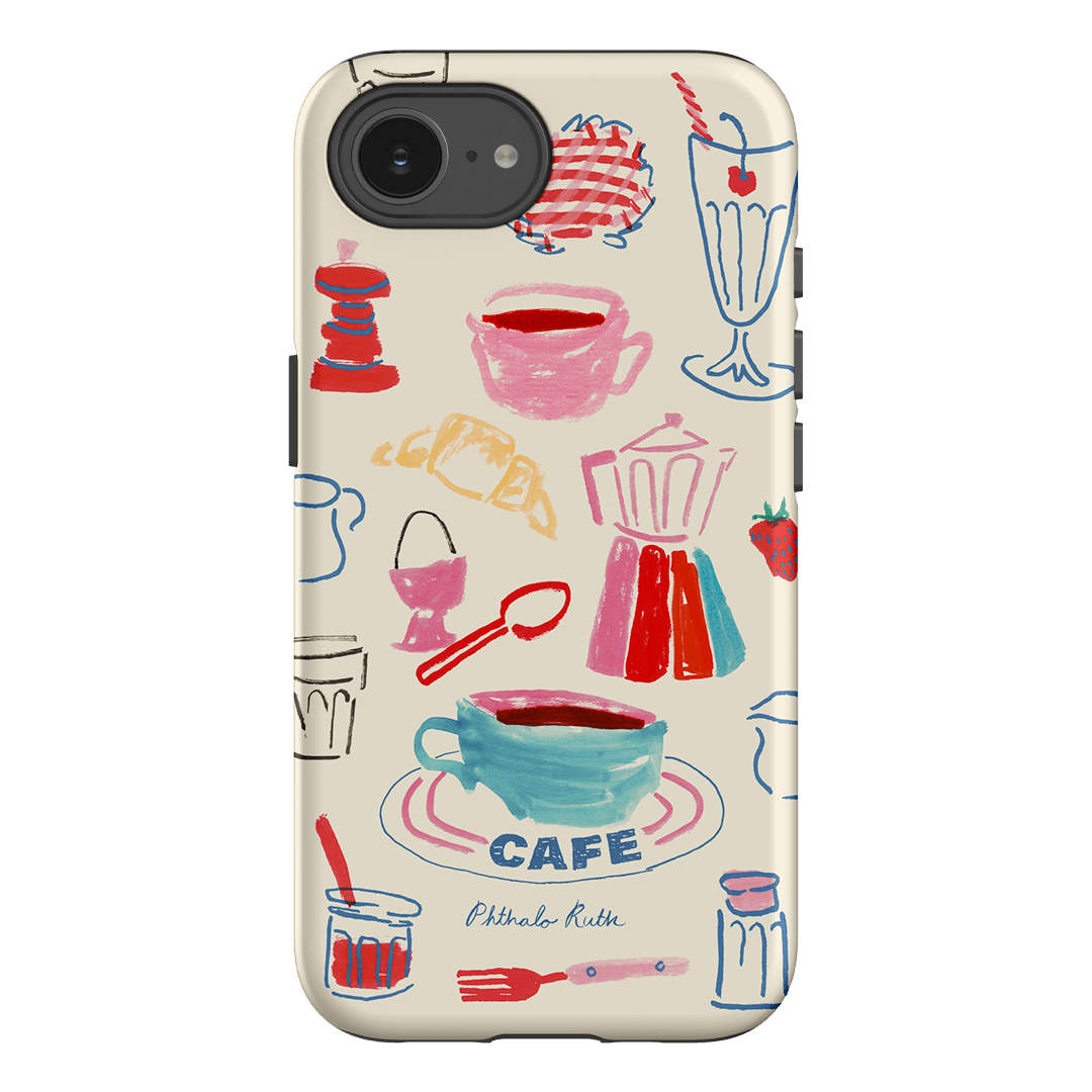 Home Cafe Printed Phone Cases iPhone 16E / Armoured by Phthalo Ruth - The Dairy