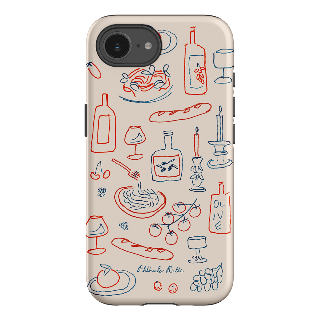 Italian Fare Printed Phone Cases iPhone 16E / Armoured by Phthalo Ruth - The Dairy