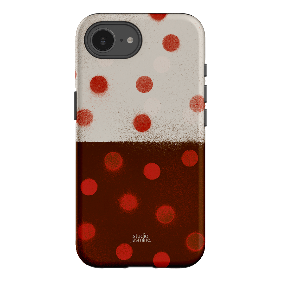 Ladybug Polka Dot Printed Phone Cases iPhone 16E / Armoured by Jasmine Dowling - The Dairy