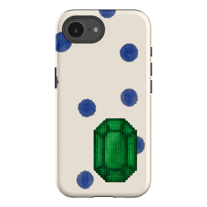 May Emerald Printed Phone Cases iPhone 16E / Armoured by Joiana - The Dairy
