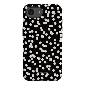 Mini Confetti Noir Printed Phone Cases iPhone 16E / Armoured by Veronica Tucker - The Dairy