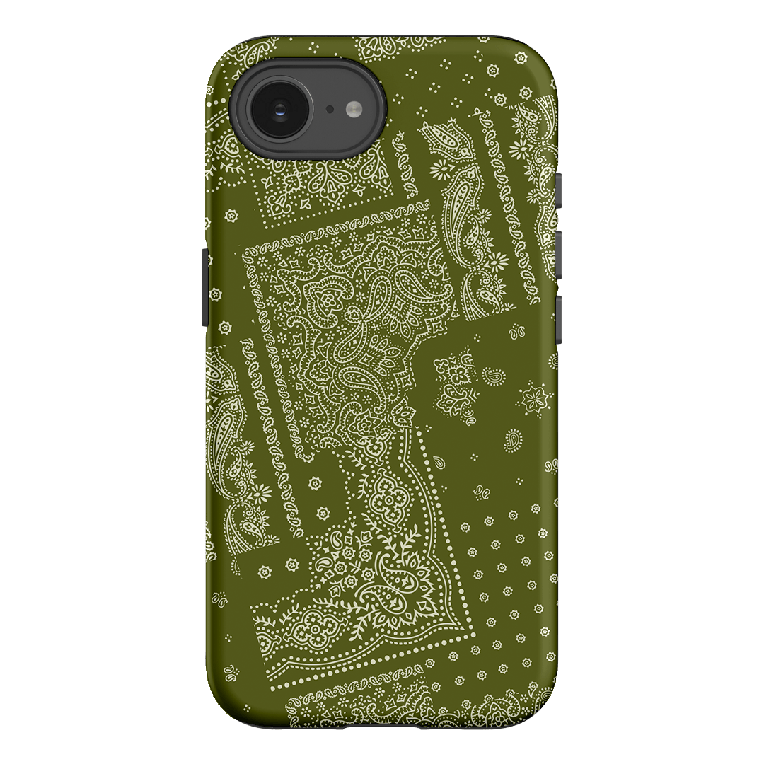 Paisley Fern Printed Phone Cases iPhone 16E / Armoured by The Dairy - The Dairy