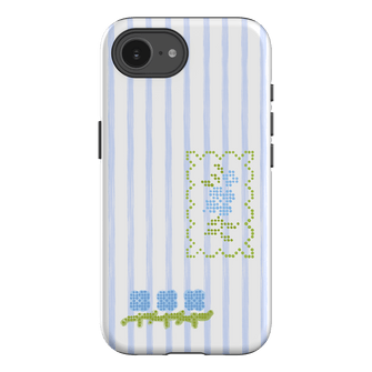 Patchwork Blue Printed Phone Cases iPhone 16E / Armoured by Kayla Carr - The Dairy