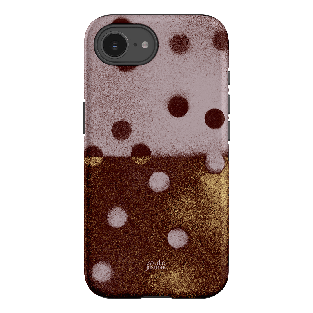 Rust Polka Dot Printed Phone Cases iPhone 16E / Armoured by Jasmine Dowling - The Dairy
