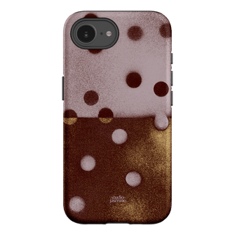Rust Polka Dot Printed Phone Cases iPhone 16E / Armoured by Jasmine Dowling - The Dairy