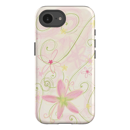 Swirl Pink Printed Phone Cases iPhone 16E / Armoured by Kayla Carr - The Dairy