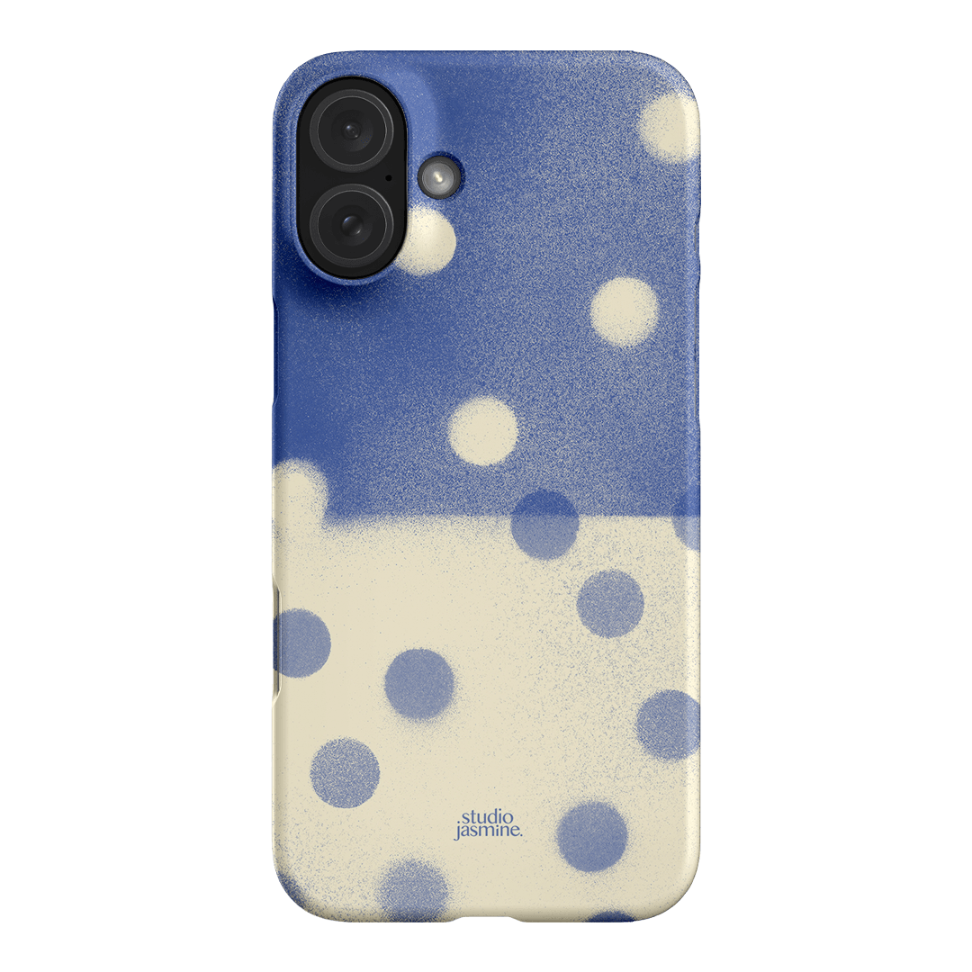 Bleu Polka Dot Printed Phone Cases iPhone 16 Plus / Snap by Jasmine Dowling - The Dairy