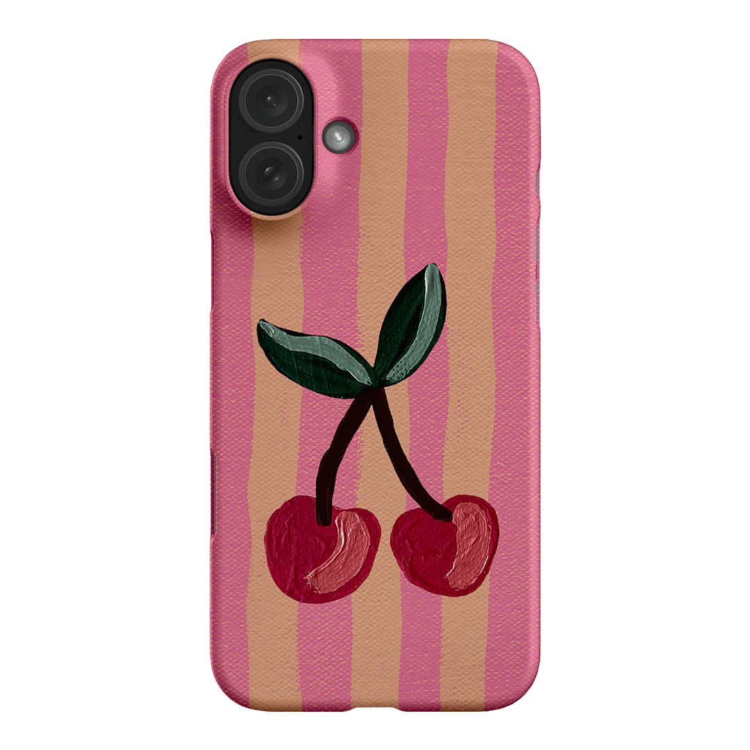 Cherry On Top Printed Phone Cases iPhone 16 Plus / Snap by Amy Gibbs - The Dairy