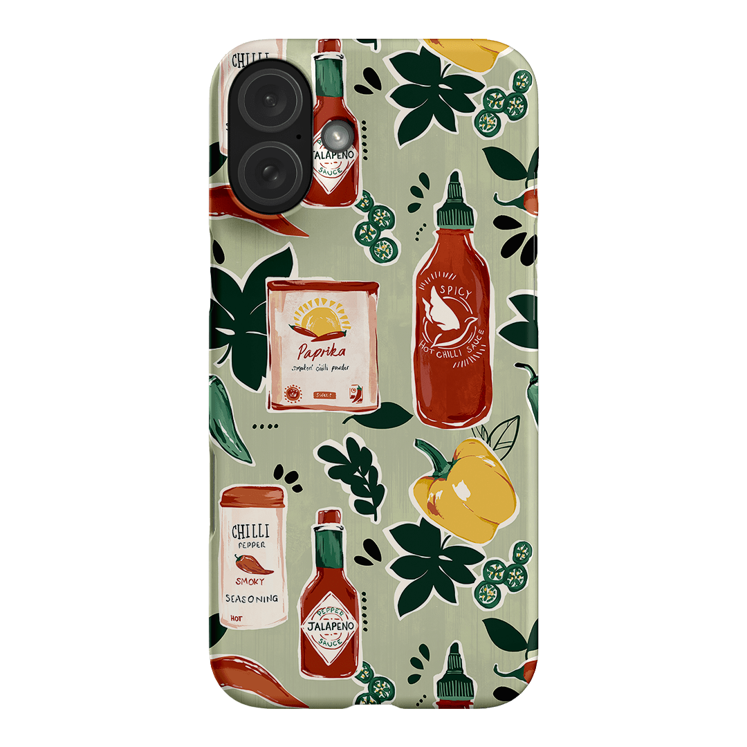 Chilli Pepper Printed Phone Cases iPhone 16 Plus / Snap by Charlie Taylor - The Dairy