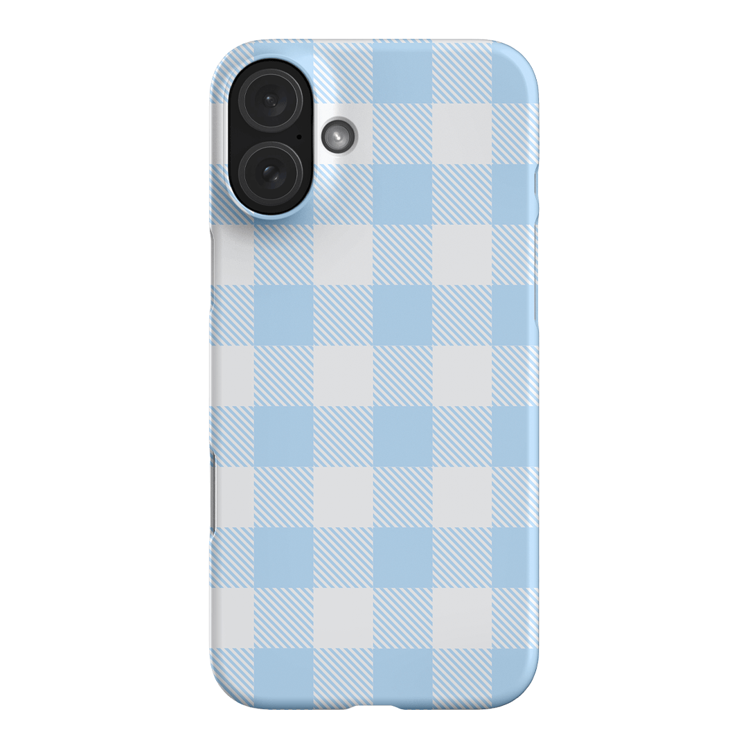 Cloud Plaid Printed Phone Cases iPhone 16 Plus / Snap by The Dairy - The Dairy