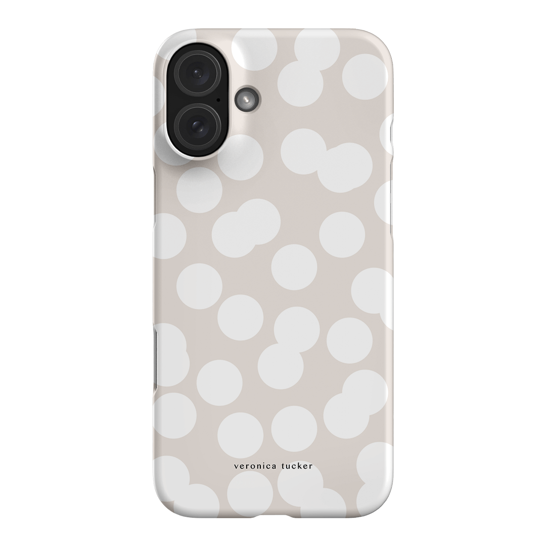 Confetti White Printed Phone Cases iPhone 16 Plus / Snap by Veronica Tucker - The Dairy