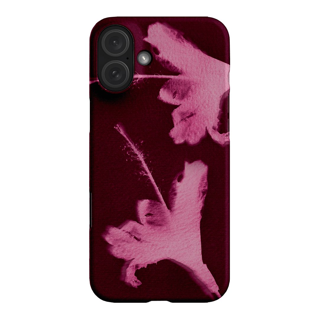 Hibiscus Glow Printed Phone Cases iPhone 16 Plus / Snap by Sally Hungerford - The Dairy
