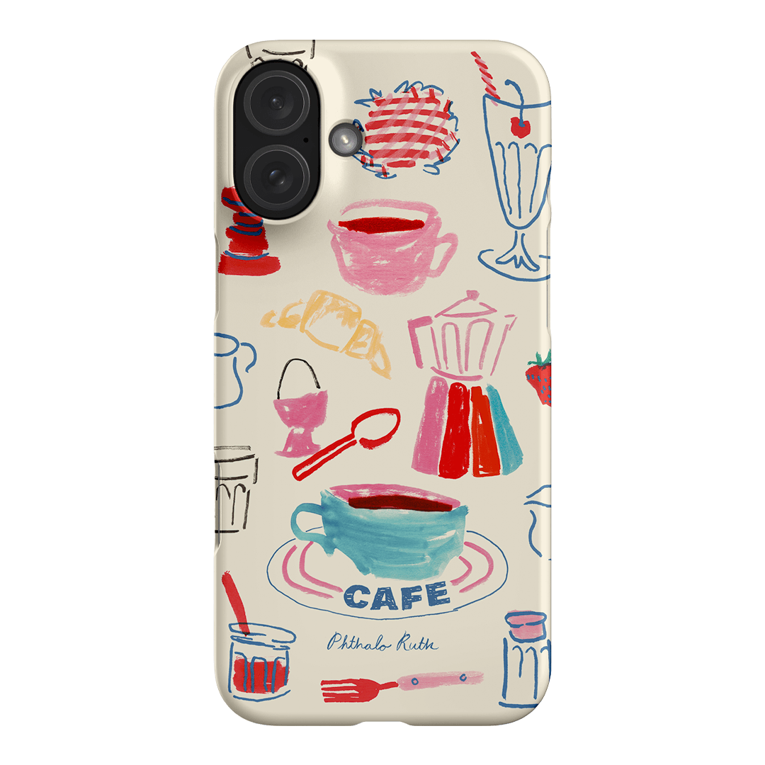 Home Cafe Printed Phone Cases iPhone 16 Plus / Snap by Phthalo Ruth - The Dairy