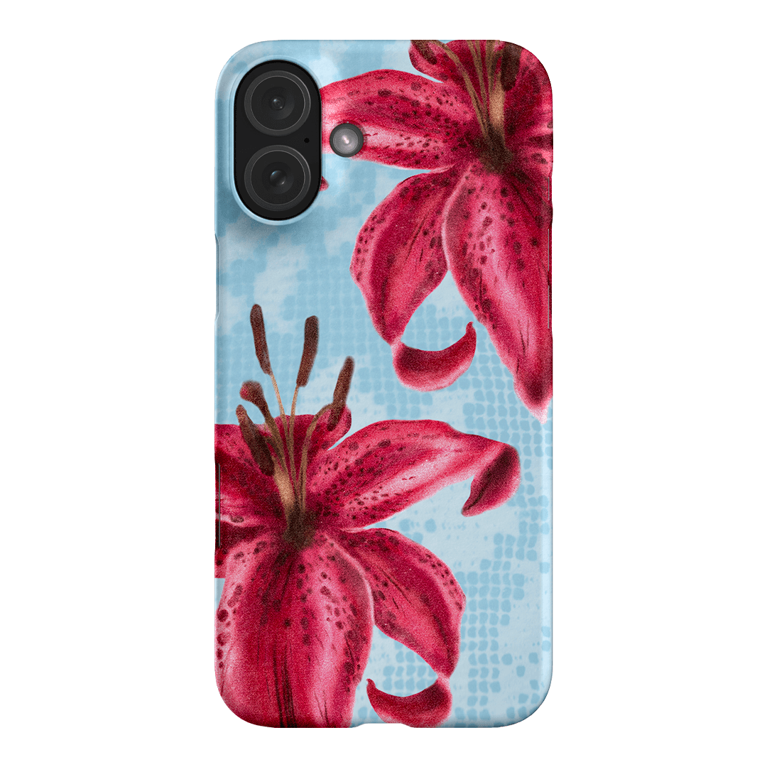 Lillies Printed Phone Cases iPhone 16 Plus / Snap by Sally Hungerford - The Dairy