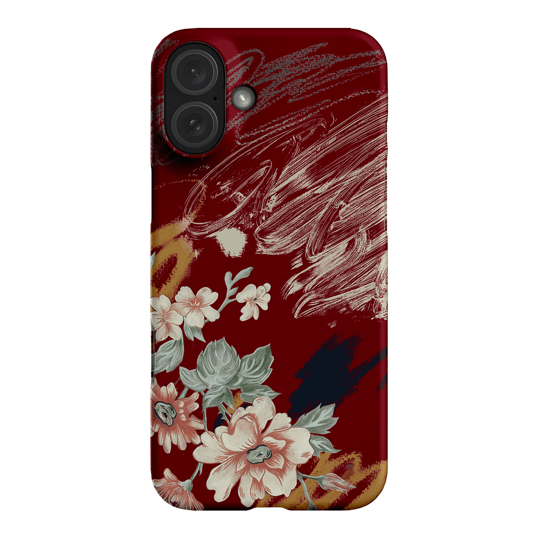 Love Floral Printed Phone Cases iPhone 16 Plus / Snap by Desmond & Dempsey - The Dairy