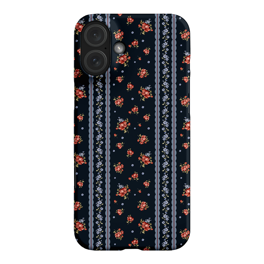 Midnight Stripe Printed Phone Cases iPhone 16 Plus / Snap by Kasiags Art - The Dairy