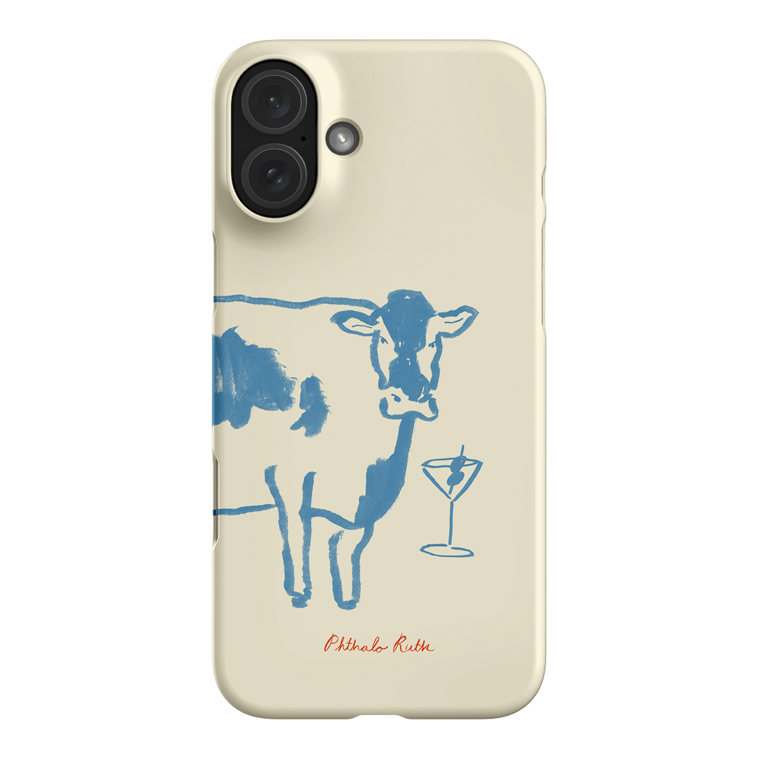 Mootini Blue Printed Phone Cases by Phthalo Ruth - The Dairy