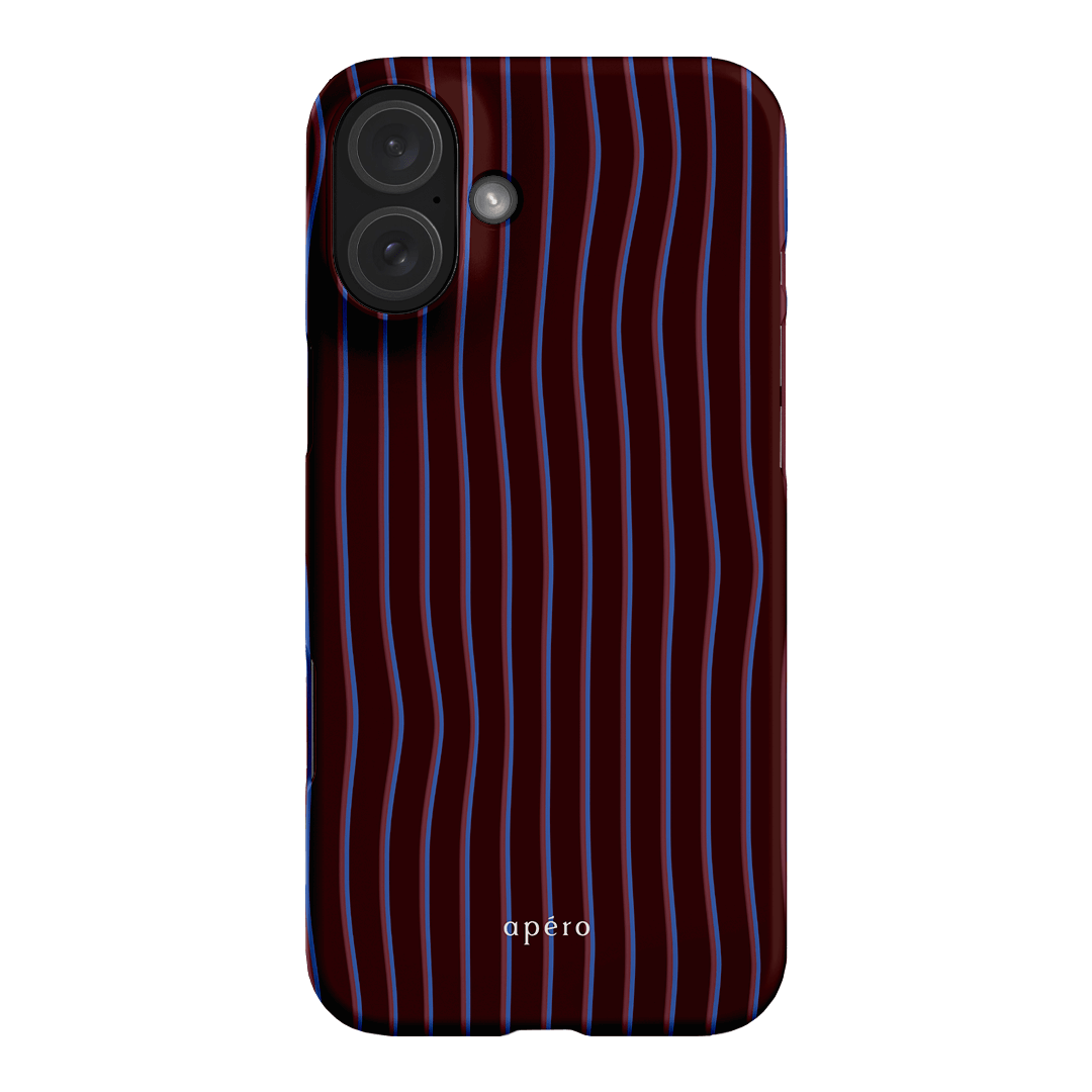 Panama Burgundy Printed Phone Cases iPhone 16 Plus / Snap by Apero - The Dairy
