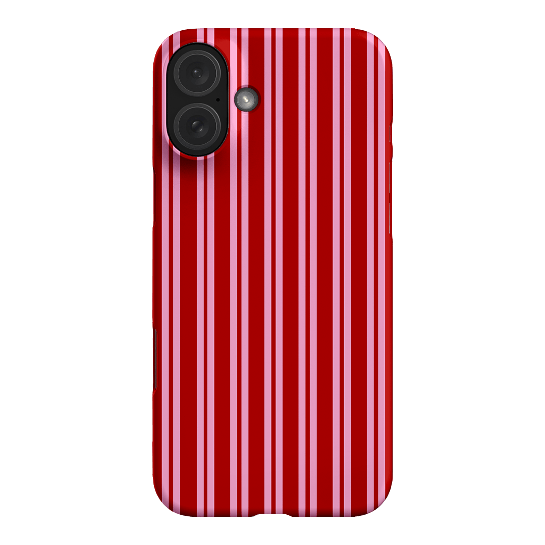 Punch Stripes Printed Phone Cases iPhone 16 Plus / Snap by The Dairy - The Dairy