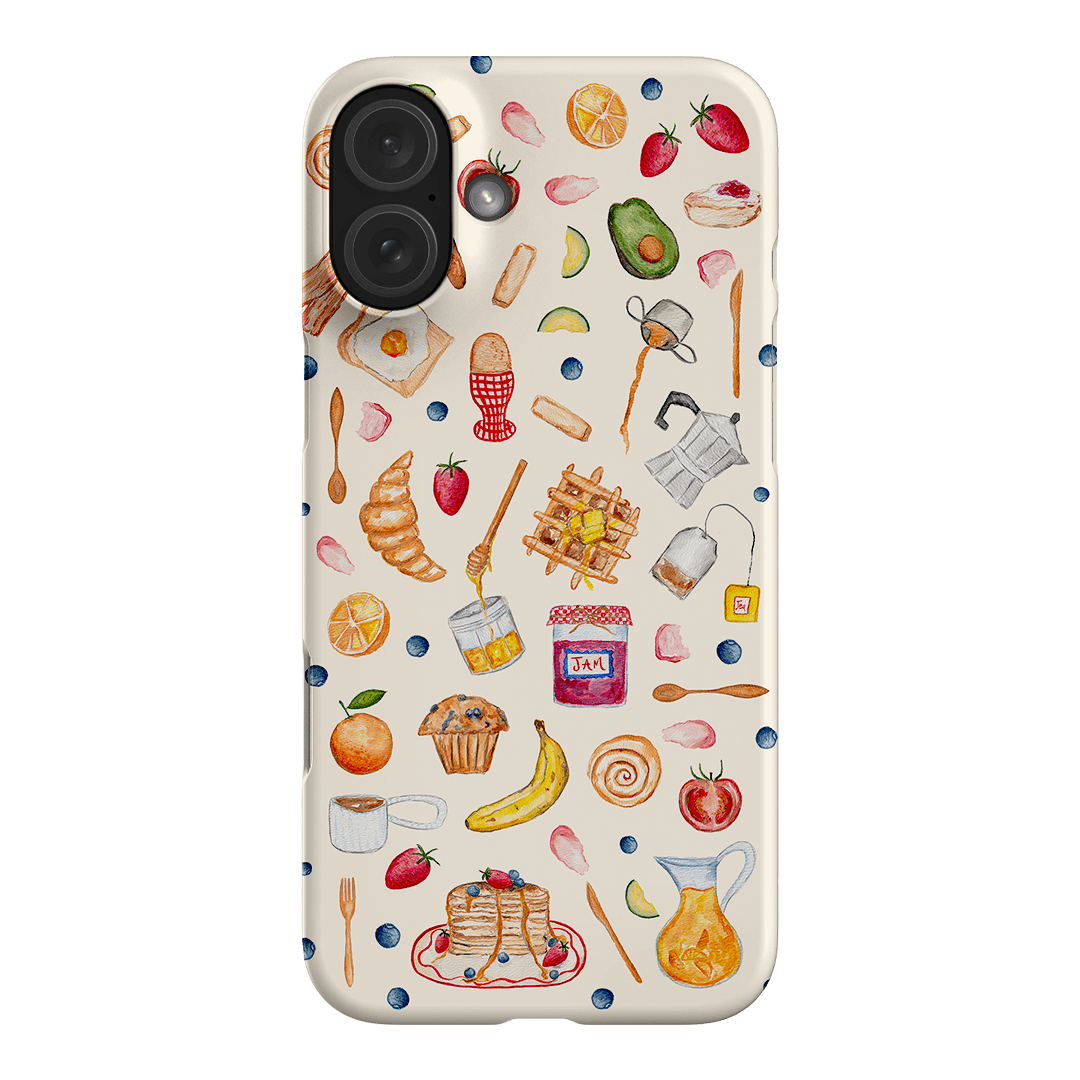 Sunday Breakfast Printed Phone Cases iPhone 16 Plus / Snap by BG. Studio - The Dairy