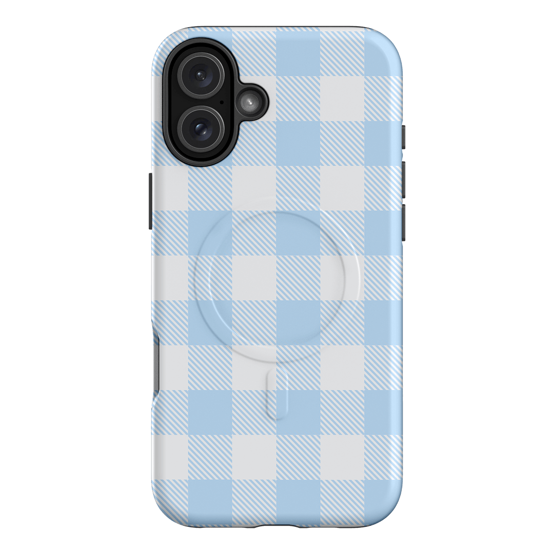 Cloud Plaid Printed Phone Cases iPhone 16 Plus / Armoured MagSafe by The Dairy - The Dairy