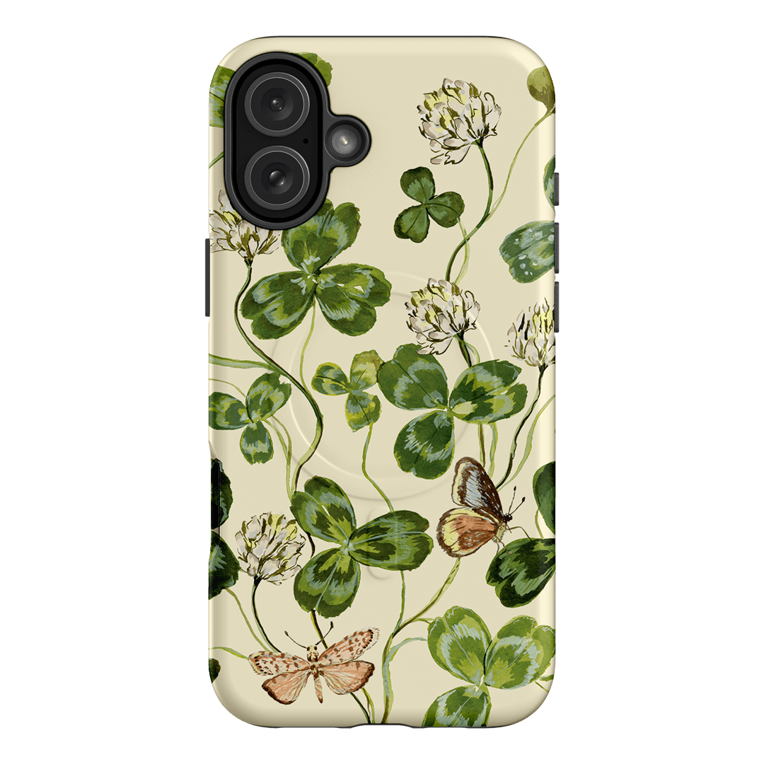 Clover & Butterflies Printed Phone Cases iPhone 16 Plus / Armoured MagSafe by Ellie Mae - The Dairy