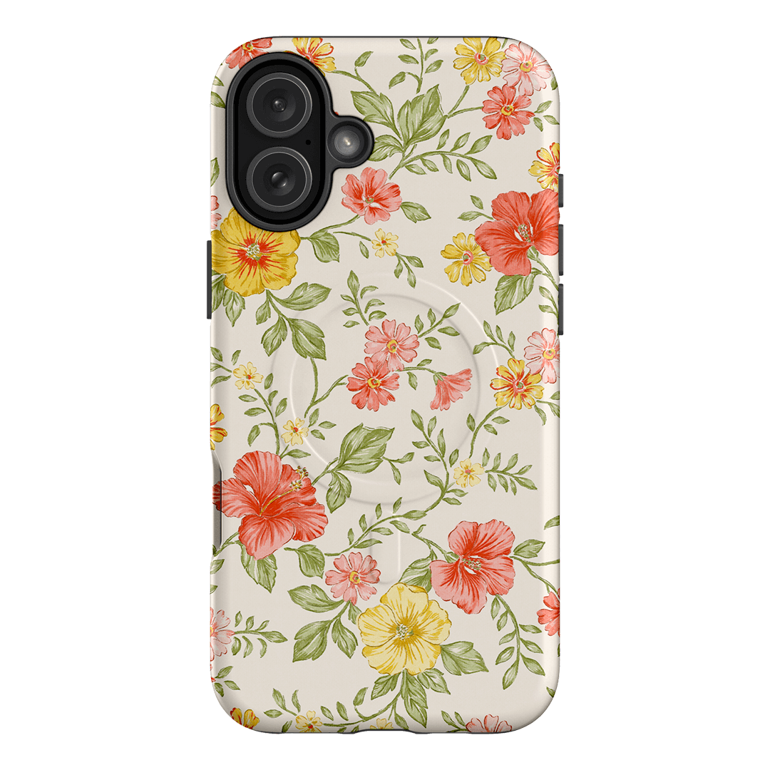 Hibiscus Printed Phone Cases iPhone 16 Plus / Armoured MagSafe by Oak Meadow - The Dairy