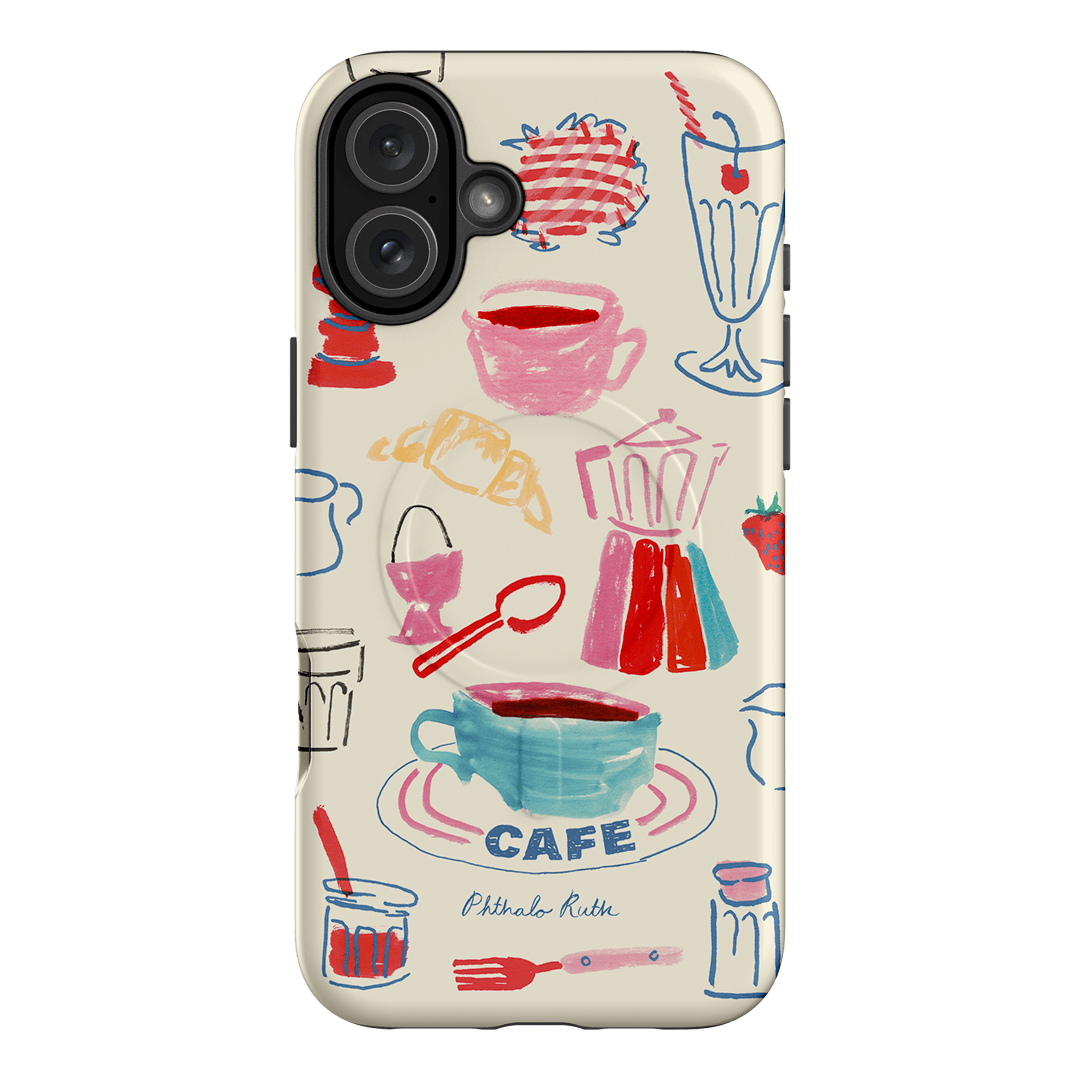Home Cafe Printed Phone Cases iPhone 16 Plus / Armoured MagSafe by Phthalo Ruth - The Dairy