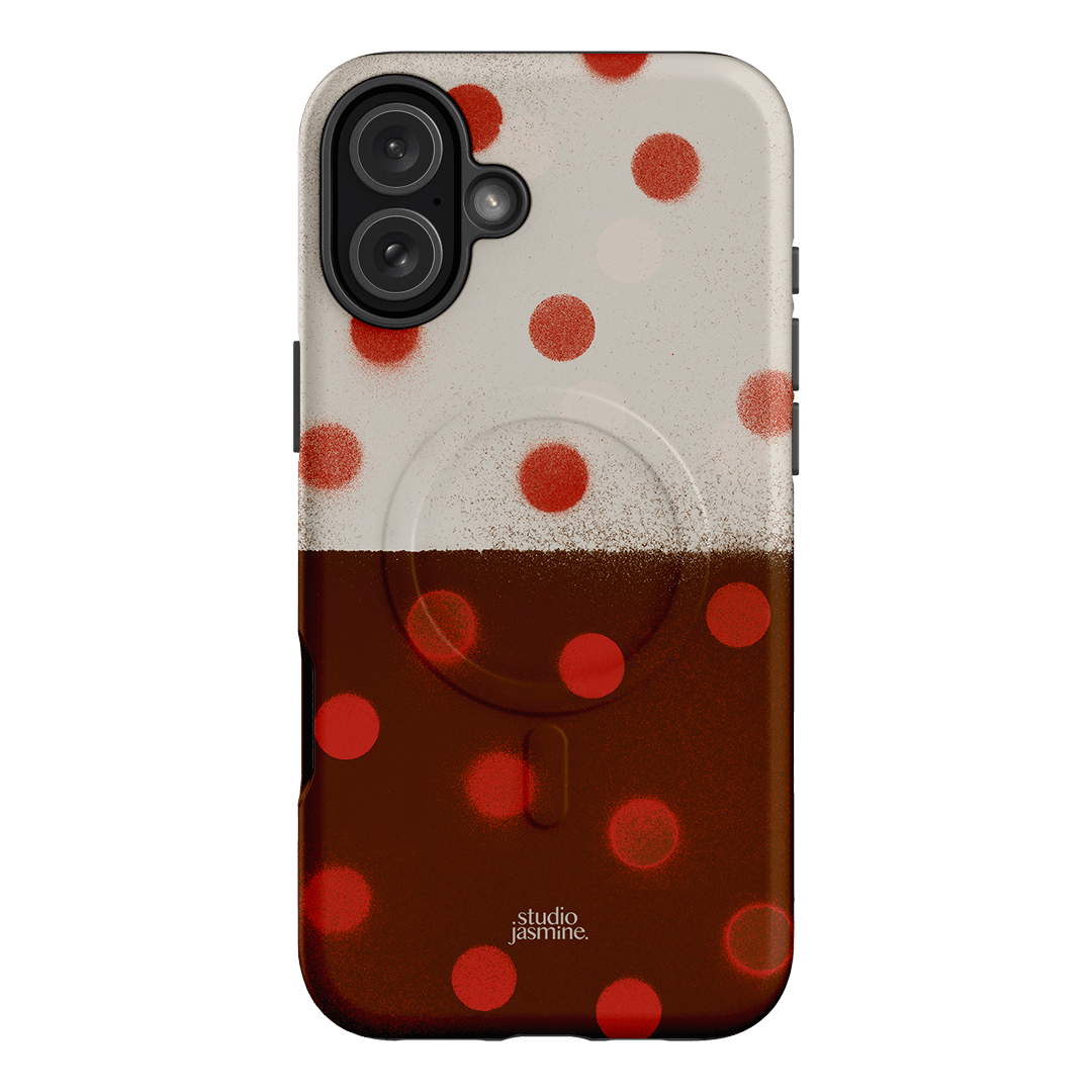 Ladybug Polka Dot Printed Phone Cases iPhone 16 Plus / Armoured MagSafe by Jasmine Dowling - The Dairy