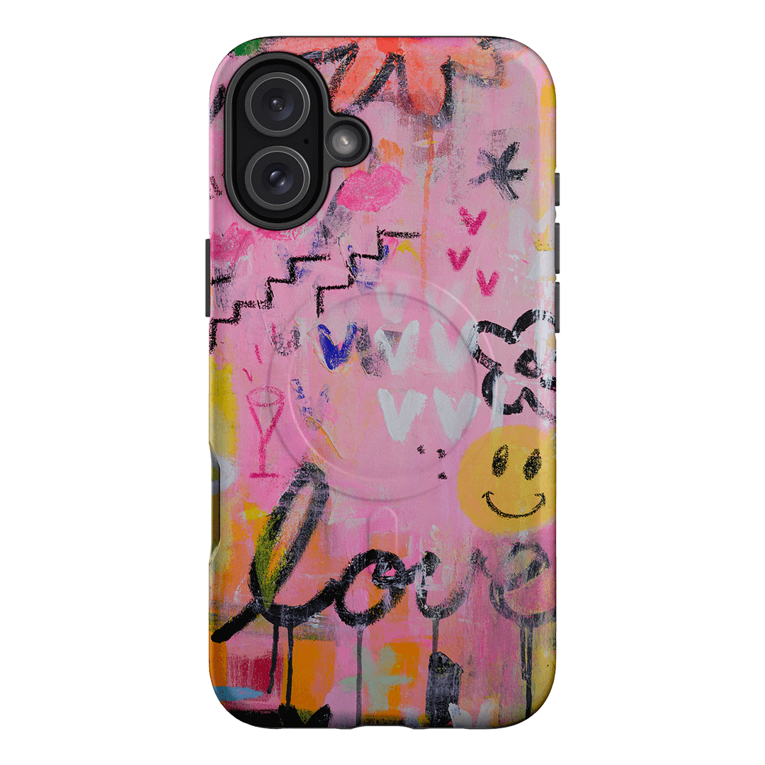 Love Smiles Printed Phone Cases iPhone 16 Plus / Armoured MagSafe by Jackie Green - The Dairy