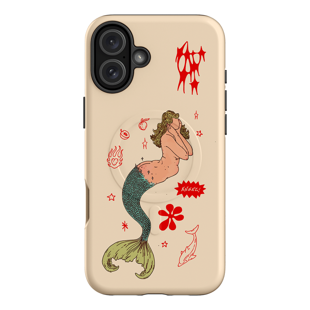 Mimi Cream Printed Phone Cases iPhone 16 Plus / Armoured MagSafe by Easty Beasty - The Dairy