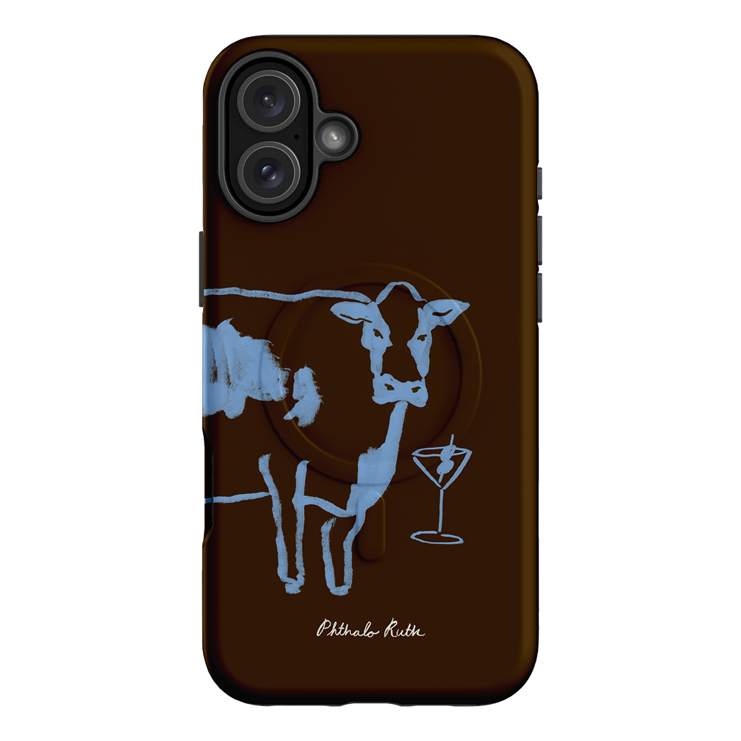 Mootini Espresso Printed Phone Cases iPhone 16 Plus / Armoured MagSafe by Phthalo Ruth - The Dairy