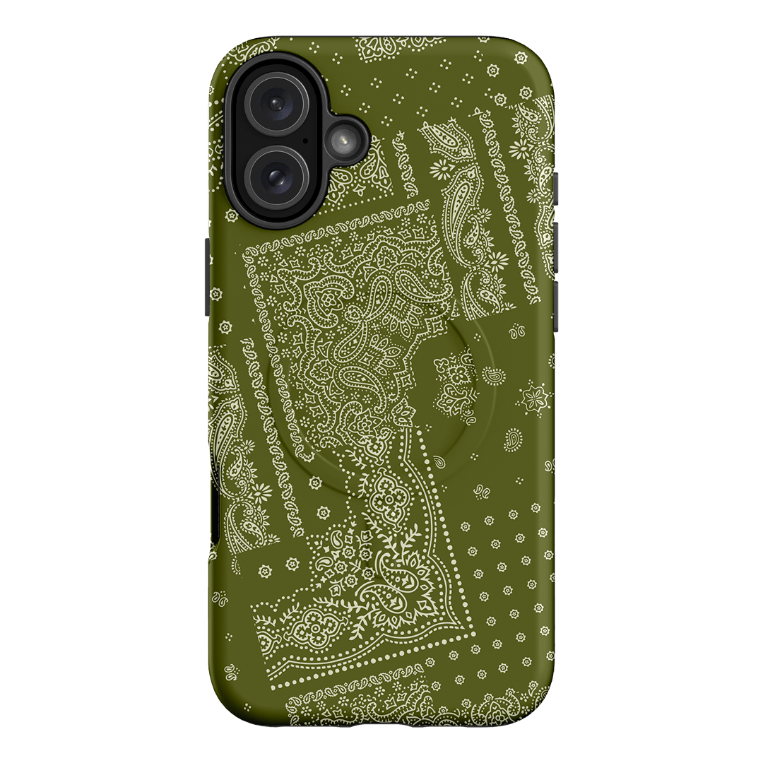 Paisley Fern Printed Phone Cases iPhone 16 Plus / Armoured MagSafe by The Dairy - The Dairy