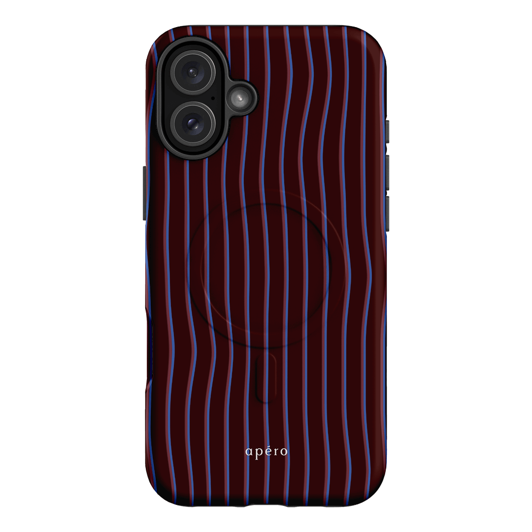 Panama Burgundy Printed Phone Cases iPhone 16 Plus / Armoured MagSafe by Apero - The Dairy