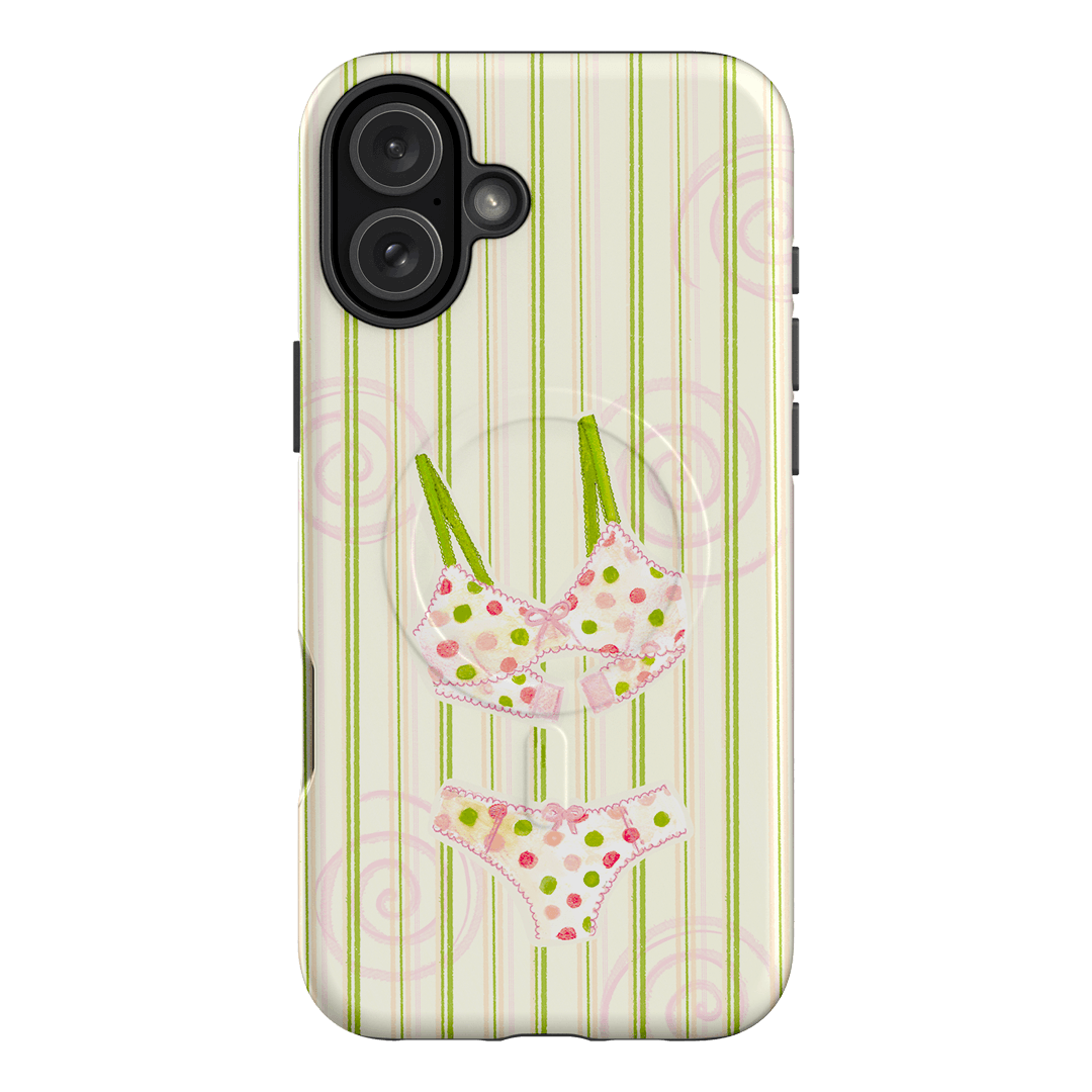 Pistachio Spot Printed Phone Cases iPhone 16 Plus / Armoured MagSafe by Kayla Carr - The Dairy