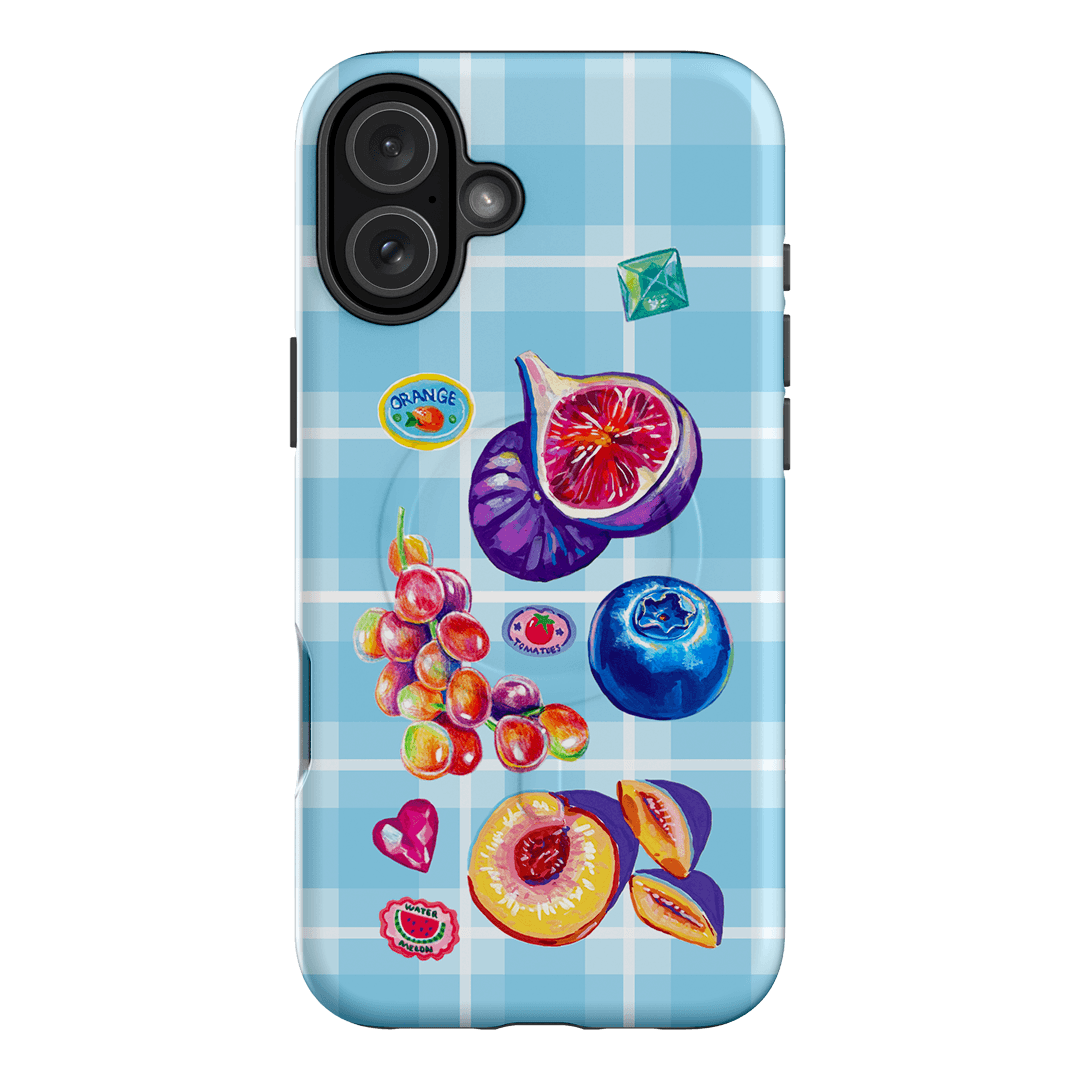 Plaid Picnic Printed Phone Cases iPhone 16 Plus / Armoured MagSafe by Femke Studio - The Dairy