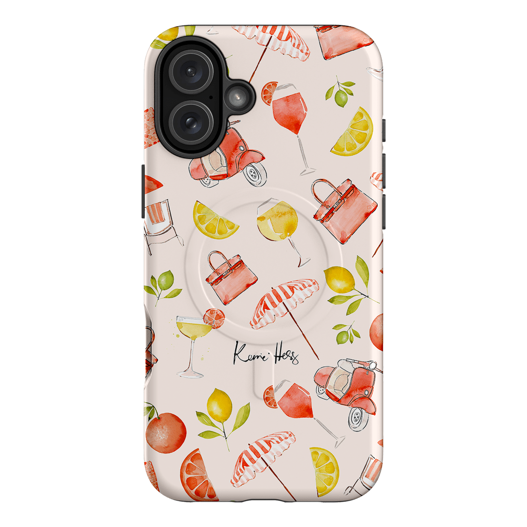 Positano Printed Phone Cases iPhone 16 Plus / Armoured MagSafe by Kerrie Hess - The Dairy