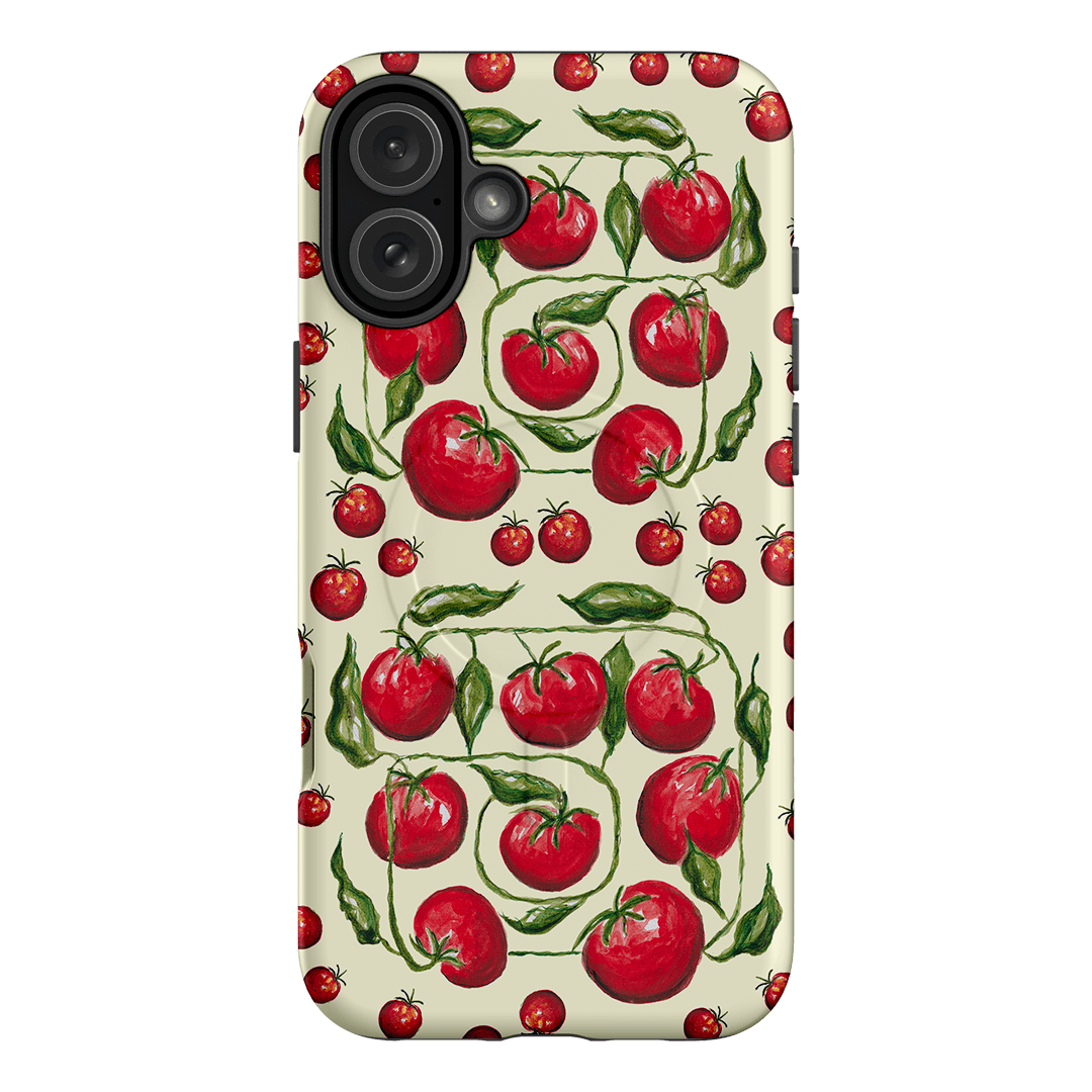 Red Tomatoes Printed Phone Cases iPhone 16 Plus / Armoured MagSafe by BG. Studio - The Dairy
