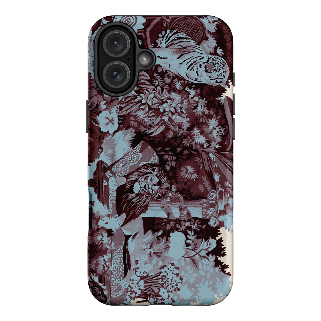 Tippi Blue Printed Phone Cases iPhone 16 Plus / Armoured MagSafe by Desmond & Dempsey - The Dairy