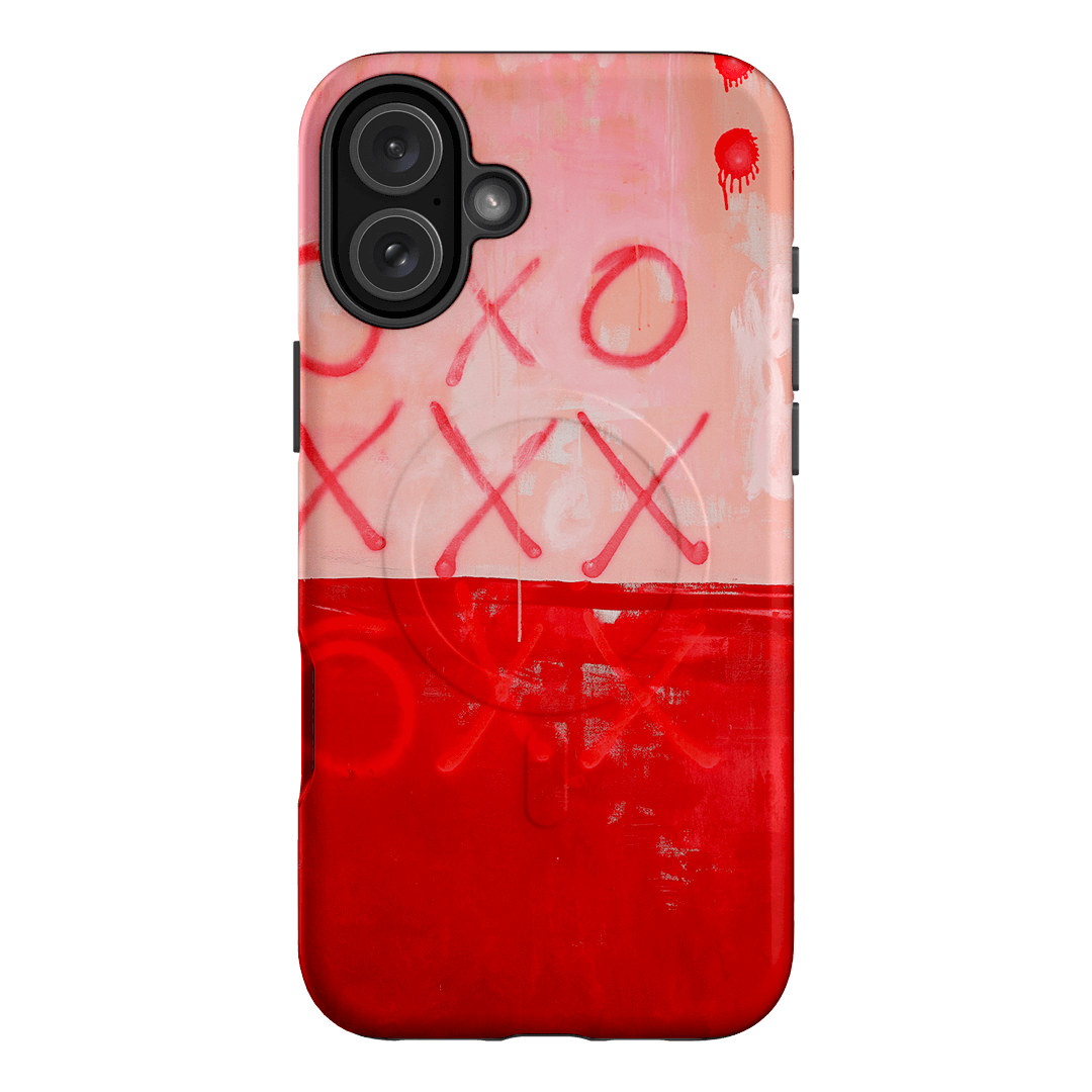 XOXO Printed Phone Cases iPhone 16 Plus / Armoured MagSafe by Jackie Green - The Dairy